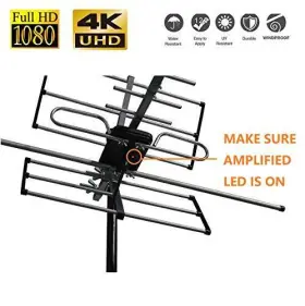 Mcduory 659499397988 Digital Amplified Outdoor Hdtv Antenna - 120 Miles Range Built-in Amplifier #2
