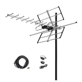 Mcduory 659499397988 Digital Amplified Outdoor Hdtv Antenna - 120 Miles Range Built-in Amplifier