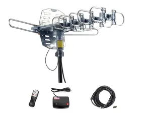 Mcduory 808281867615 Digital Outdoor Antenna 2020 Updated Long Range 360 Degree Rotation Vhf Uhf H