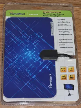 Hw110an Mediasonic New And Sealed Homeworx Digital Analog Flat Tv Antenna Uhf Vhf