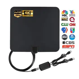 Megafeis 681413121683 Tv Antenna Amplified Digital Hdtv With Free 4k 1080p Hd Vhf Uhf Loc