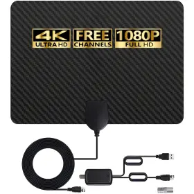 Merryan 059718935505 4k Tv Antenna For Local Channels - Hd Amplified Digital Hdtv With Sig