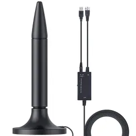Mexonga 707995989364 Amplified Hd Digital Tv Antenna 300 Miles Long Range Reception Indoor Hdtv A