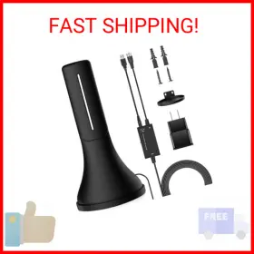 Mexonga 707995989456 Amplified Hd Digital Tv Antenna 300 Miles Range Reception Indoor Hdtv W