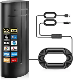 5004d Mingtak 2026 Upgraded Tv Antenna 3200 Miles Range Indoor Outdoor 4k 8k Amplified Hdtv