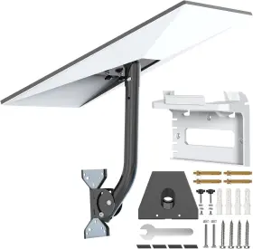Mirexion 496-961 Starlink Gen 3 Mount Adjustable Metal Pole Mounting Kit With Router