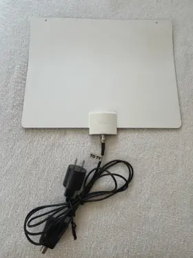 Mh-110160bb Mohu Leaf Supreme Pro Amplified Indoor Tv Antenna 65-mile Range