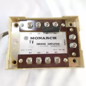 Tva-104 Monarch Vintage Tv Fm Indoor Amplifier Antenna Radio Model #3