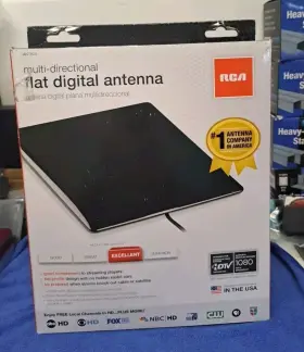 Antb25 Monoprice Rca Indoor Flat Hdtv Multi-directional 30 Mile Antenna Supports 1080 Voxx 2015