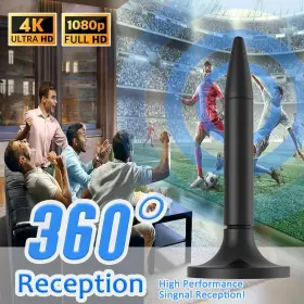 Ant-ax88 Monzeen 900 Miles Tv Antenna 2024 Digital For Smart And All Strong #3