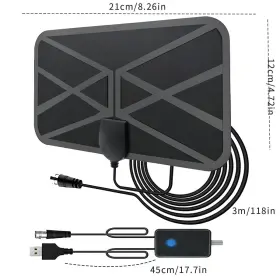 Nouata 353434288441 Tv Antenna - For Smart Indoor Long Range Reception Digital Hd #2