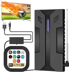 Sanma-ha01 Ohesalu Antenna Tv Digital 4k 360 Reception Long Range Indoor/outdoor #t3