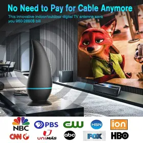 Ostrat 749734487571 Upgraded Tv Antenna Indoor 680 Miles Range 360 Reception Amplified Digital #2