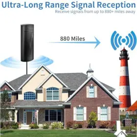 Ostrat 749734487960 2023 Upgrade Tv Antenna Indoor Outdoor 980 Miles Range Amplified Digital Hd #3