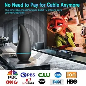 Ostrat 769047648223 2024 Upgraded Tv Antenna Indoor 980 Miles Range 360 Reception Amplified Di #2