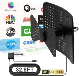An-5010-ft-de Outdoor Antenna Atsc3.0 Indoor Tv For Digital Smart With Strong Signal 1000