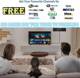 Oxwind 445024580597 Tv Antenna Indoor Digital Hdtv Long Range 150 Miles For Lo #2
