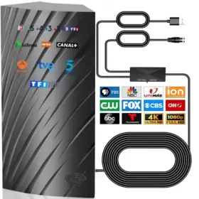 5600 Paddsun 883149342954 Miles Digital Tv Antenna Hdtv Amplified 4k 1080p Waterproof Outdoor Indoor