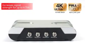 Pbd 192530084190 4 Way Amplified Splitter Clears Up Pixelated Low-strength Channels Distribute #2