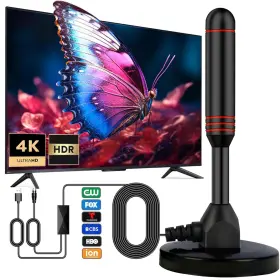 Pcszsy 749757052695 Tv Antenna For Smart 4k 1080p Fire And All Older Tvs Indoor Includes Magnet