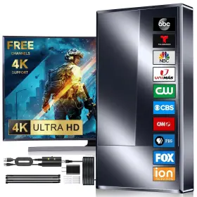 Peawi 732404342003 2024 Strongest Tv Antenna Indoor 2000 Miles Outdoor Long Ranges Digital An
