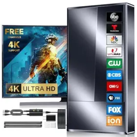 Peawi 732404342164 2024 Strongest Tv Antenna Indoor 2000 Miles Outdoor Long Ranges Digital An