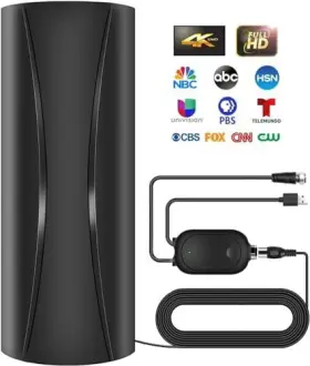 1100 Pgofbuo 732404369895 Miles Range Tv Antenna Digital Indoor With Amplifier And Si