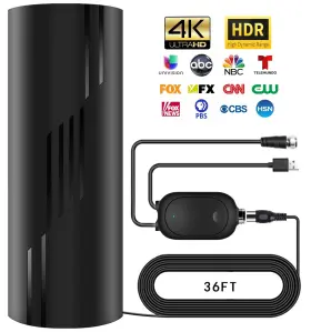 Antenna-2025 Pgofbuo 732404370341 1500 Miles Range Tv Upgraded Digital Antenna For Smart Indoo