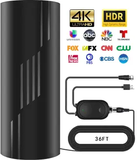 1600 Pgofbuo 732404371201 Miles Range Tv Antenna Digital For Smart Indoor With Amplif