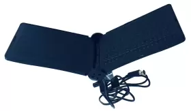 Philips 25mi Dtv Travel Antenna 25 Miles Range Foldable Hdtv Vhf Power Adapted Tested #2