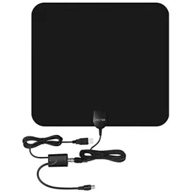 Ytptds001bus-usae7-ptus Pictek Ricov 50 Miles Amplified Indoor Hdtv Antenna With Ccf Tech For High Signal