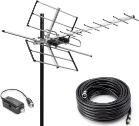 Hjk544 Pingbingding Pbd Outdoor Digital Amplified Yagi Hdtv Antenna Built-in High Gain And Low Nois