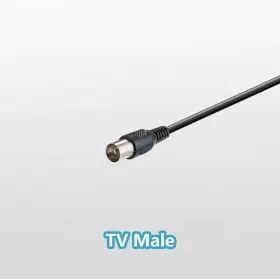Pobady 313049571586 Dvb-t Hdtv Antenna Fm Ukw Digital Tv Plug Connector 5 Dbi Vhf/uhf #2