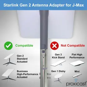 Proxicast 850021295271 Starlink Antenna Adapter For J-max Mounts - Stainless Steel #2