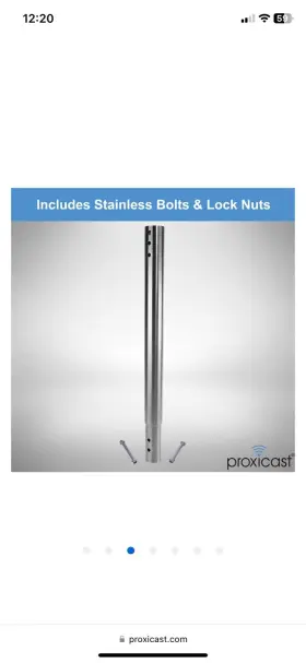 Ant-800-x15 Proxicast 15 Inch Stainless Steel Extension Pole For J-max Antenna Mounts #3