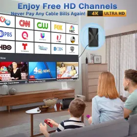 Psjik 761086806893 Tv Antenna For Smart Up To 920 Miles Range Indoor Outdoor Al #3