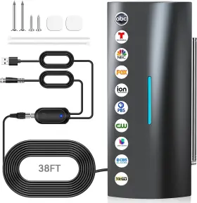 Qboy An-3007-1 3200 Miles Strongest Tv Antenna 2026 Digital For Smart Indoor Ou
