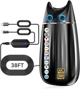 Qboy An-3028-01 Strongest Tv Antenna Support 4k 8k 1080p All Tvs