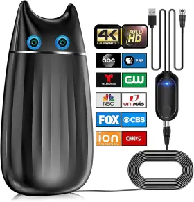 B0drjkcjsx Qboy 1600 Miles Range Tv Antenna 2025 Upgraded Digital For Smart Indoor St