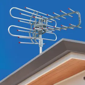 Qfx 012304921561 Ant 106 Hd/dtv/uhf/vhf/fm 360 Rotating Outdoor Antenna Silver One Size #2
