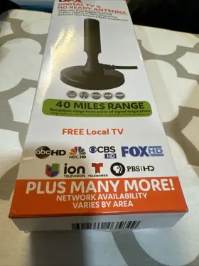 Ant-23 Qfx Ant23 Hdtv Antenna Indoor With Amplifier #3