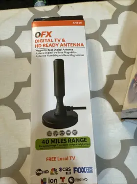 Ant-23 Qfx Ant23 Hdtv Antenna Indoor With Amplifier