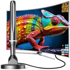 11234 Qgclearso 2025 Tv Antenna Indoor For Smart Long Range Reception And All