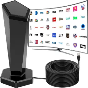 Qgclearso Tv-ant-ind-001 Tv Antenna For Smart Indoor Digital Local Channels Strong Ma