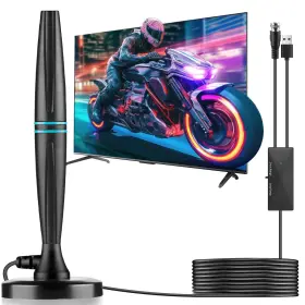Qincesan Zdk001 Tv Antenna Indoor For Smart Support 4k 1080p With Signal Booster