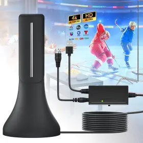 Ant-cs8718 Qiruoz 2026 Digital Tv Antenna Indoor For Local Channels Long Range
