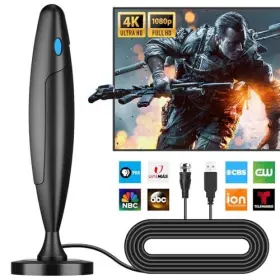 Qtbvae 850063711050 Tv Antenna For Smart Indoor Outdoor Long Range Reception Hd A
