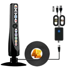 An-004 Qtgame Tv Antenna Digital Indoor For Local Channels Range T