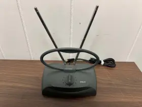Ant119 Racal Rca Audiovox Adjustable Rabbit Ears Indoor Black Antenna Model Tv 1e