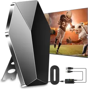 1600 Ragnal 313053244285 Indoor Digital Tv Antenna Miles Range 36ft Hdtv Cable